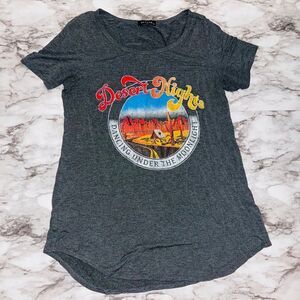 Zutter | Graphic T-shirt "Desert Night" | Grey | Women's | M